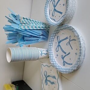 Paper Products left over from Baby Shower